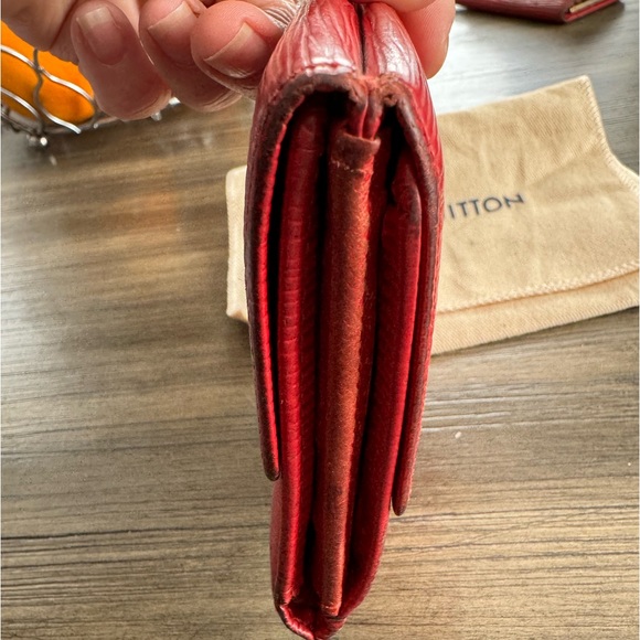 LV BUNDLE Epi red key holder and Elise wallet and dust bag  Authentic - Picture 6 of 15